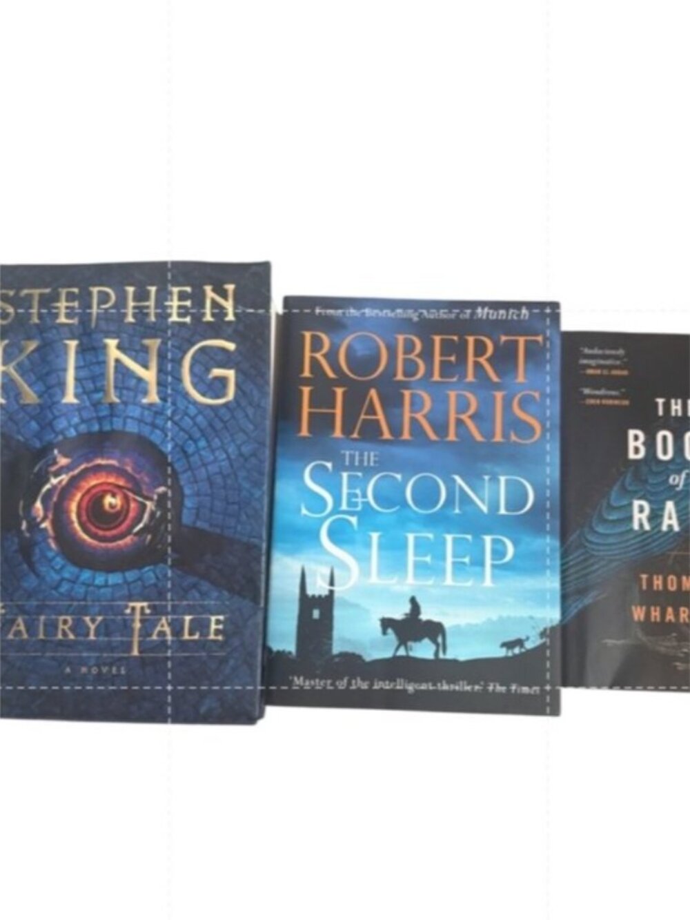 Set of 3 thriller books - summer reads Stephen King